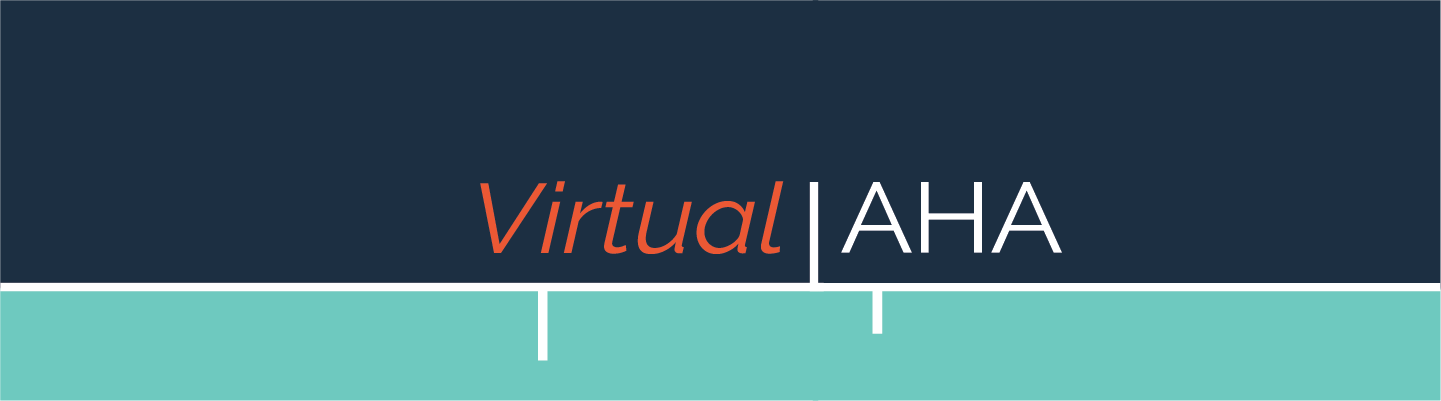 Virtual AHA logo